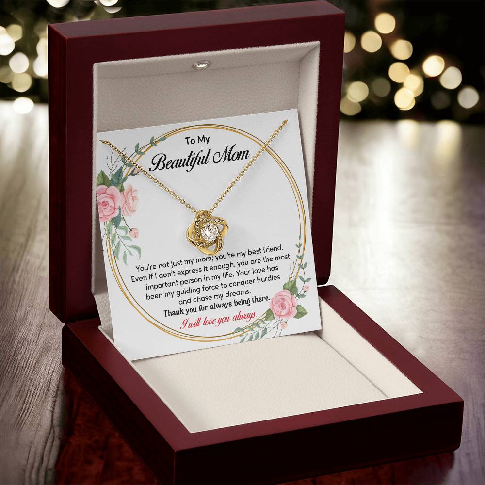 Gift for Mom from Daughter or Son with Message Card