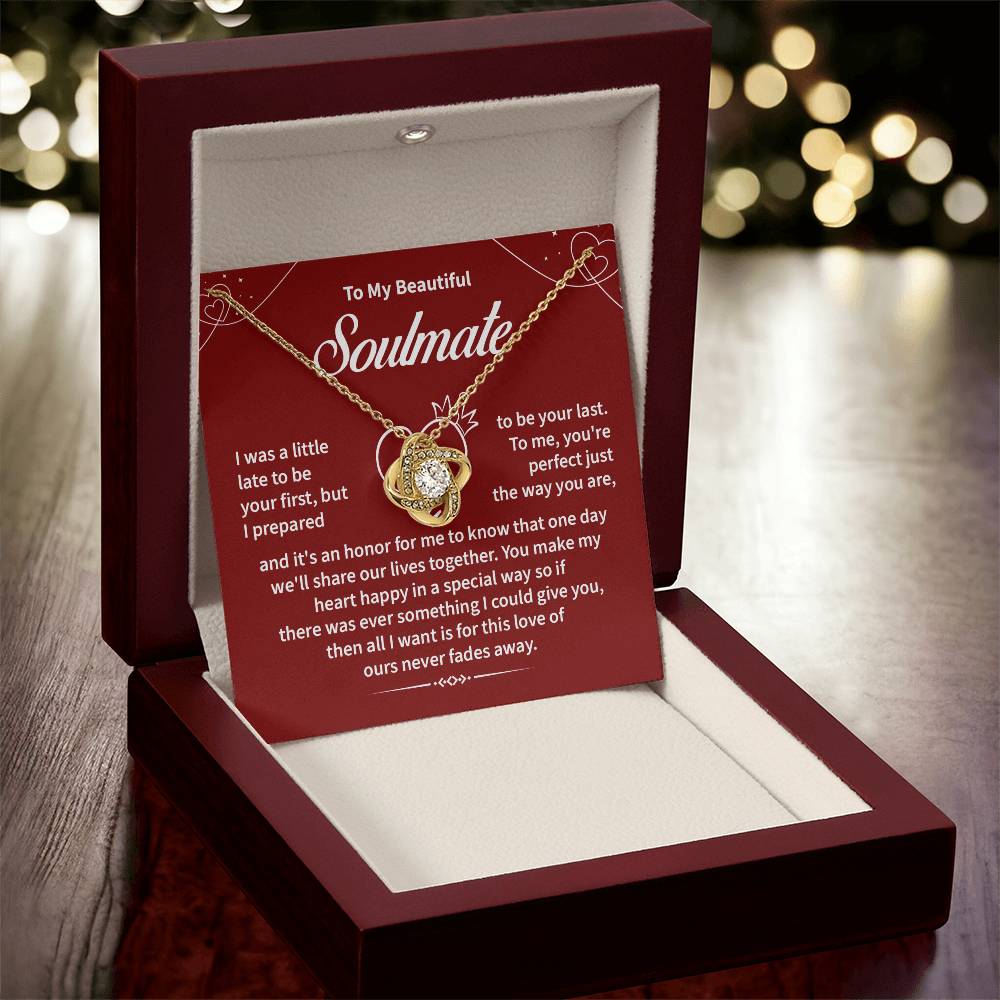 Soulmate Necklace for Her – Romantic Gift Box Jewelry