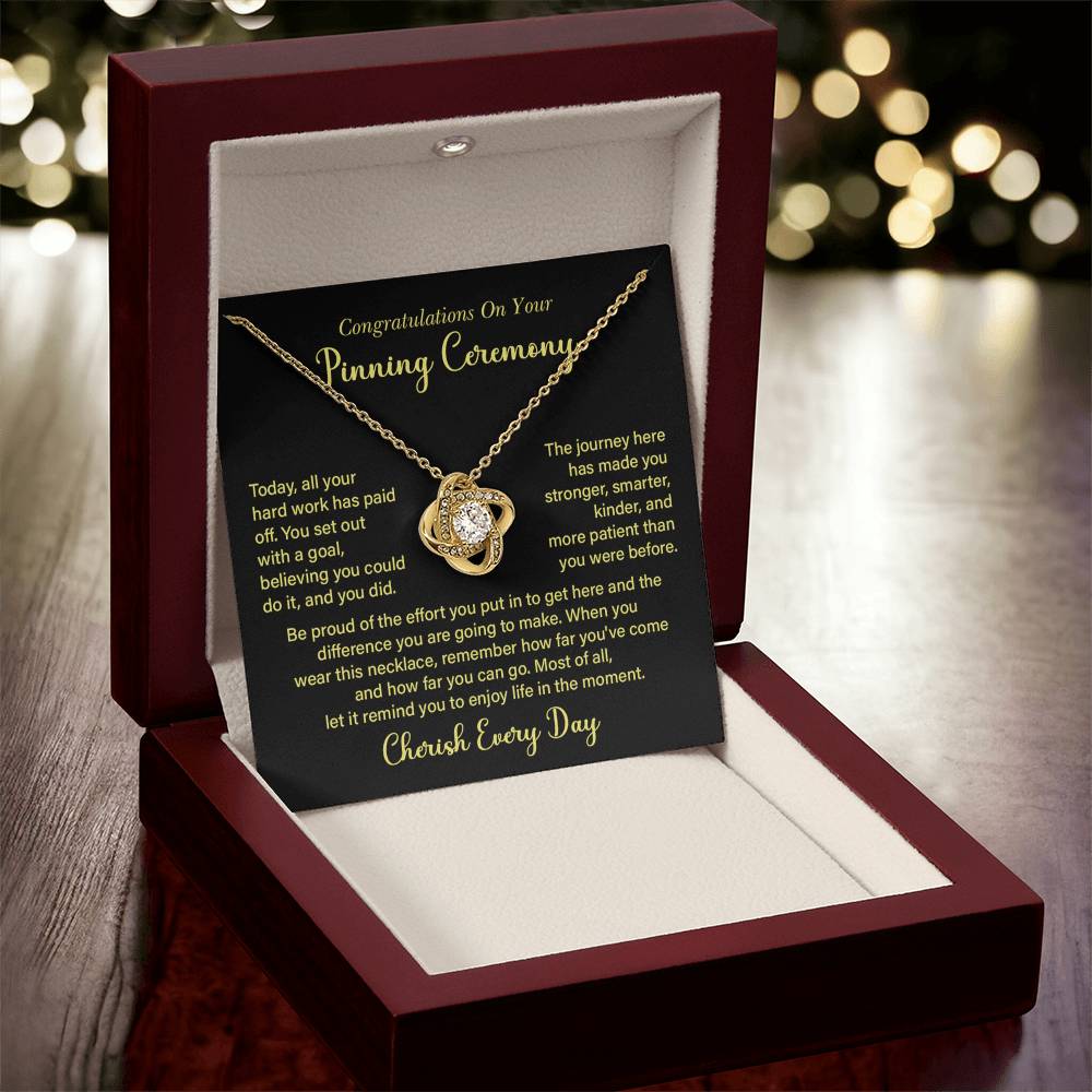 Congratulations On Your Pinning Ceremony Necklace Pinning Ceremony Necklace Gift Congratulations Pinning Ceremony Jewelry Journey Of Success Necklace Pinning Ceremony Milestone Necklace Necklace To Celebrate Hard Work Pinning Ceremony Keepsake Jewelry