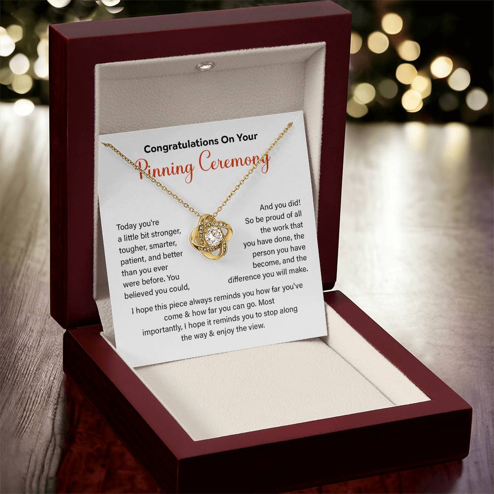 Congratulations On Your Pinning Ceremony Strength And Determination Jewelry Enjoy The View Necklace Best Wishes Necklace Path To Success Necklace Personal Growth Jewelry Motivational Jewelry For New Beginnings Meaningful Gift For Graduates