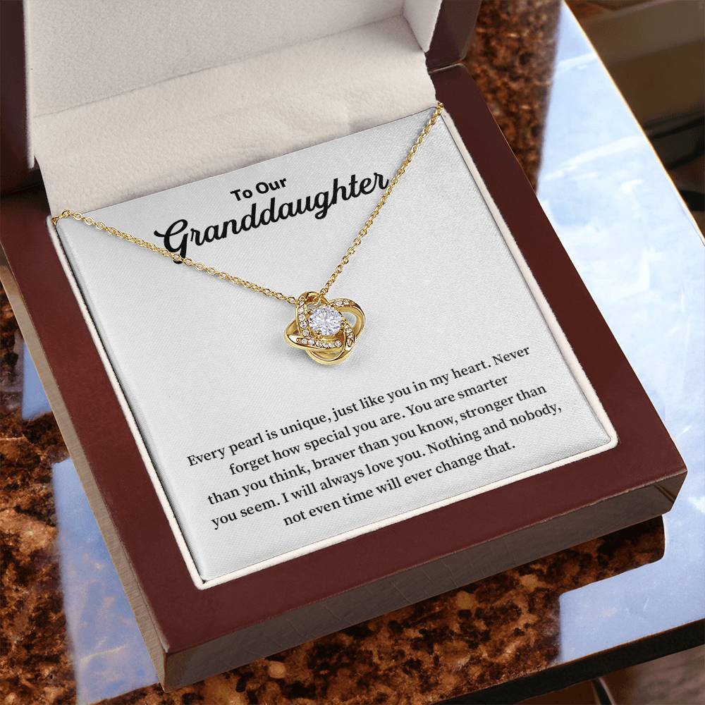 To Our Granddaughter Granddaughter Necklace Gift Sentimental Jewelry For Granddaughter Emotional Keepsake For Granddaughter Jewelry Gift For Granddaughter Unique Pearl Necklace Special Gift For Granddaughter Meaningful Gift For Granddaughter