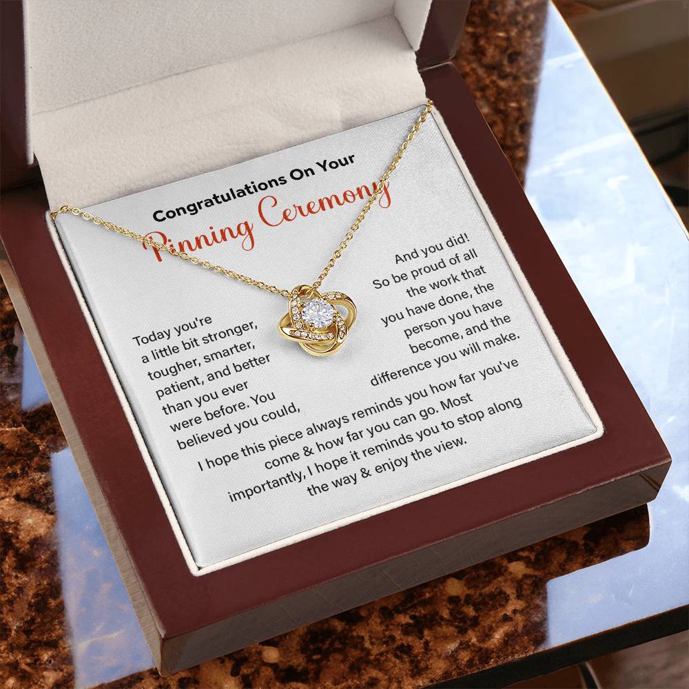 Congratulations On Your Pinning Ceremony Strength And Determination Jewelry Enjoy The View Necklace Best Wishes Necklace Path To Success Necklace Personal Growth Jewelry Motivational Jewelry For New Beginnings Meaningful Gift For Graduates