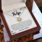 To My Wife Necklace Gift from Husband with Gift Box