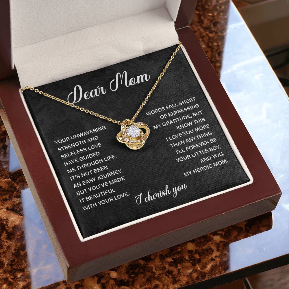 Dear Mom Dear Mom Necklace Gift Thoughtful Gift For Mom Unique Gift For Mother-child Bond Meaningful Gift For Mom Proud Son Gift For Mom Special Occasion Gift For Mom Best Mom Ever Necklace Spiritual Bond With Mom Necklace