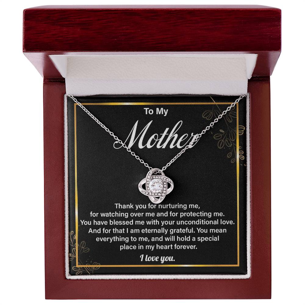 Mom Necklace Gift from Daughter – Gift Box Message