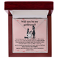 Will You Be My Girlfriend Necklace Gift Keepsake from Future Boyfriend