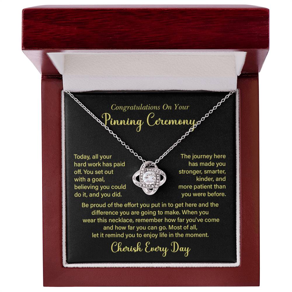 Congratulations On Your Pinning Ceremony Necklace Pinning Ceremony Necklace Gift Congratulations Pinning Ceremony Jewelry Journey Of Success Necklace Pinning Ceremony Milestone Necklace Necklace To Celebrate Hard Work Pinning Ceremony Keepsake Jewelry