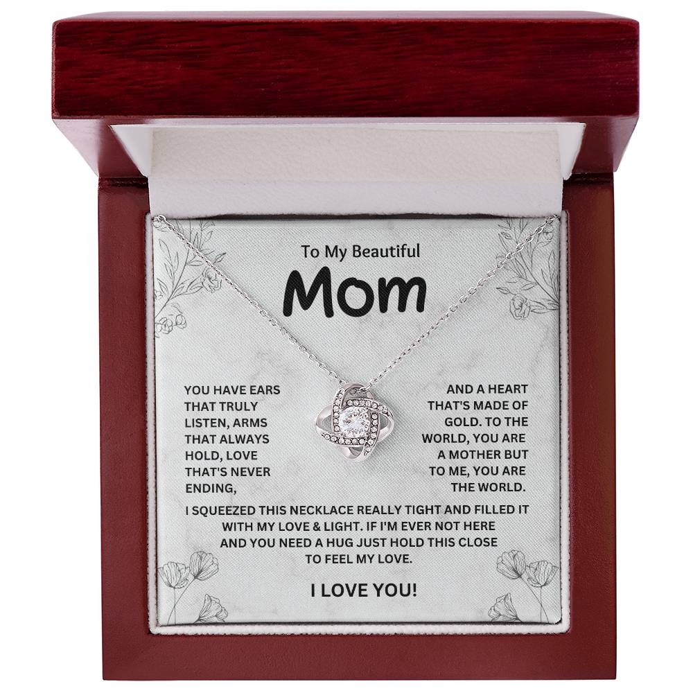 Necklace Gift for Mom from Daughter – Gift Box Included