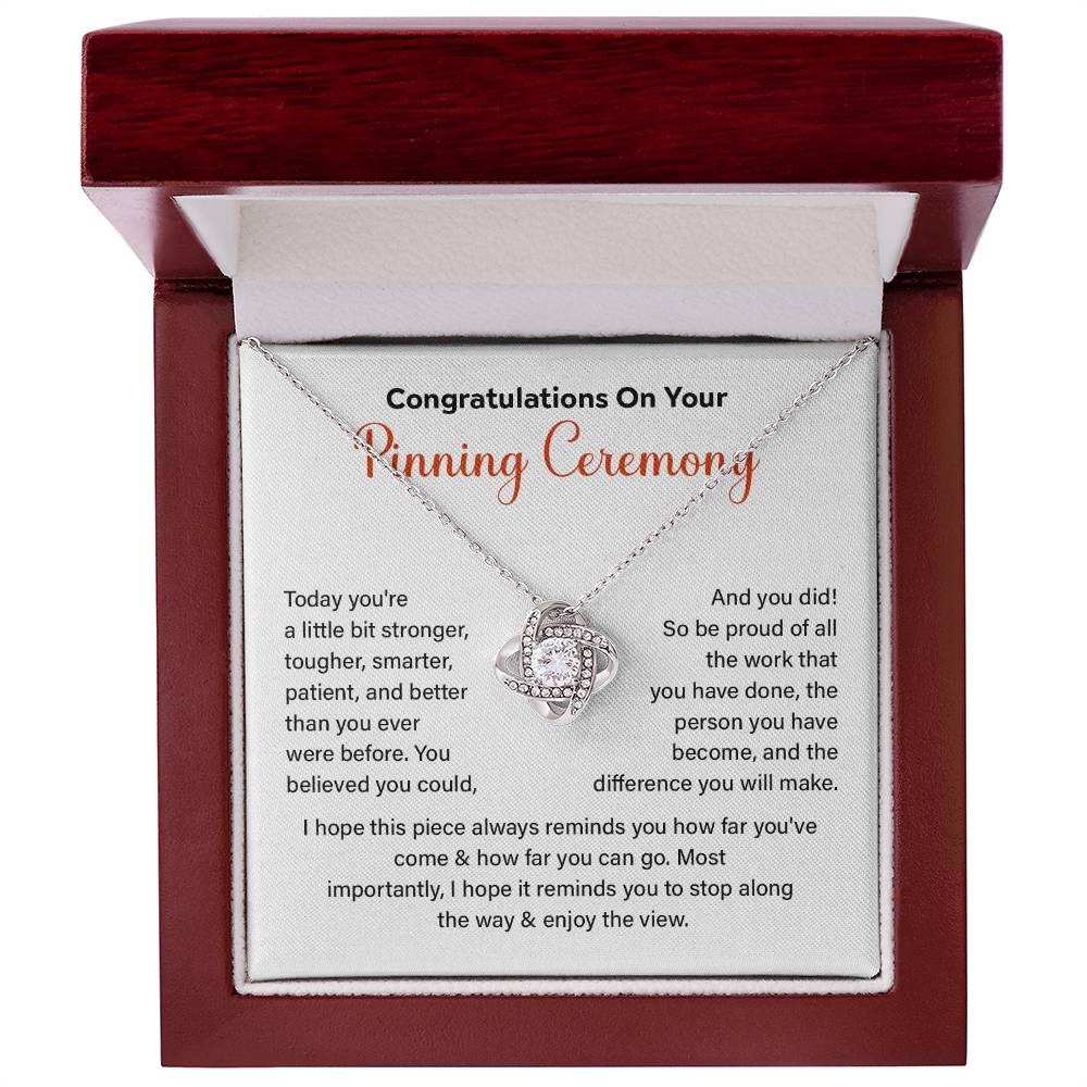 Congratulations On Your Pinning Ceremony Strength And Determination Jewelry Enjoy The View Necklace Best Wishes Necklace Path To Success Necklace Personal Growth Jewelry Motivational Jewelry For New Beginnings Meaningful Gift For Graduates