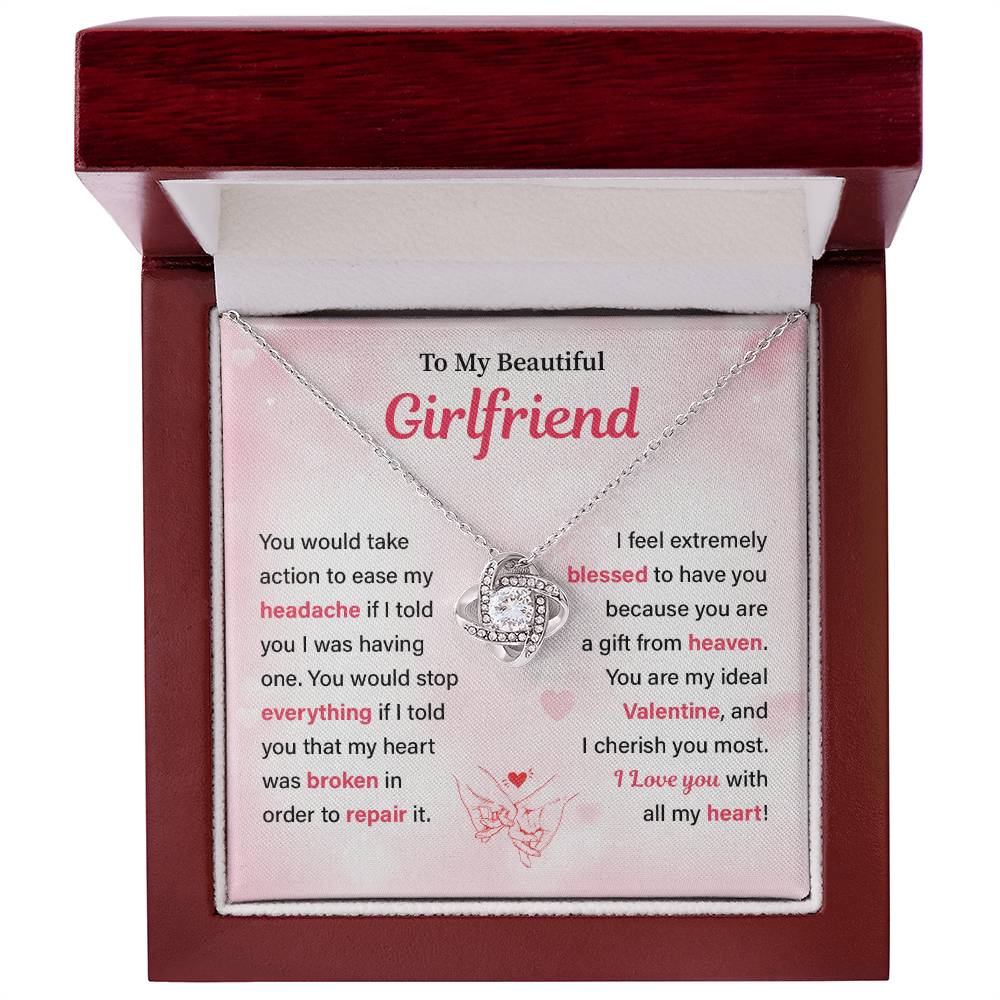 Beautiful Girlfriend Valentine’s Necklace Gift