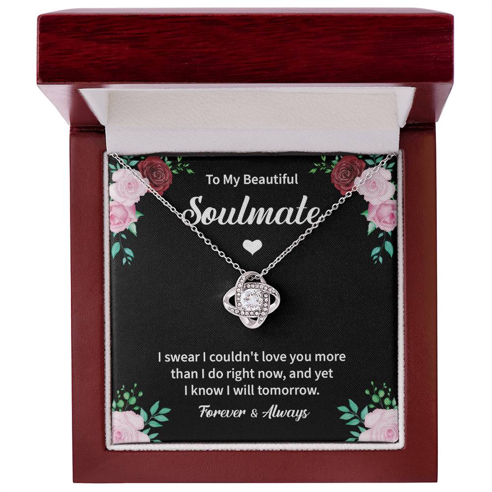 Beautiful Soulmate Necklace with Message Card & Gift Box