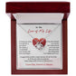 To The Love of My Life Sentimental Jewelry For Wife Meaningful Necklace Gift