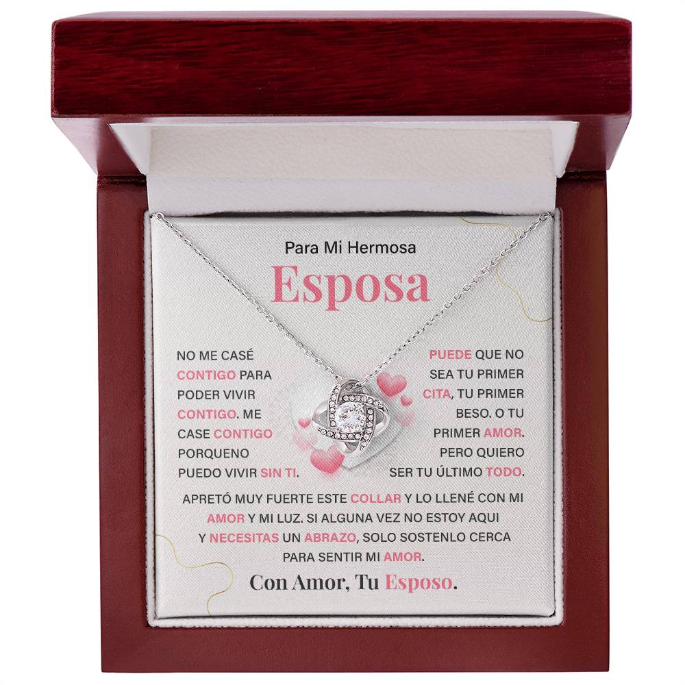 Collar para Esposa con Tarjeta de Amor de Esposo