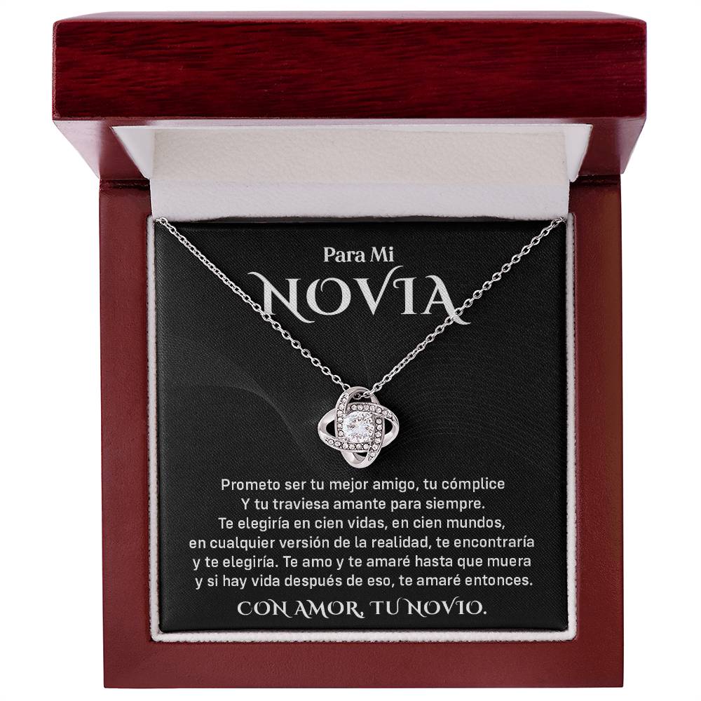 Collar Para Mi Novia Collar Para Mi Novia Regalo Romántico  Regalo Para Enamorados Collar Con Promesa De Amor Collar Para Parejas Enamoradas Collar Con Texto De Amor Joyería De Amor Para Ella Regalo Con Mensaje Personalizado Para Novia Collar Para Mi Alma