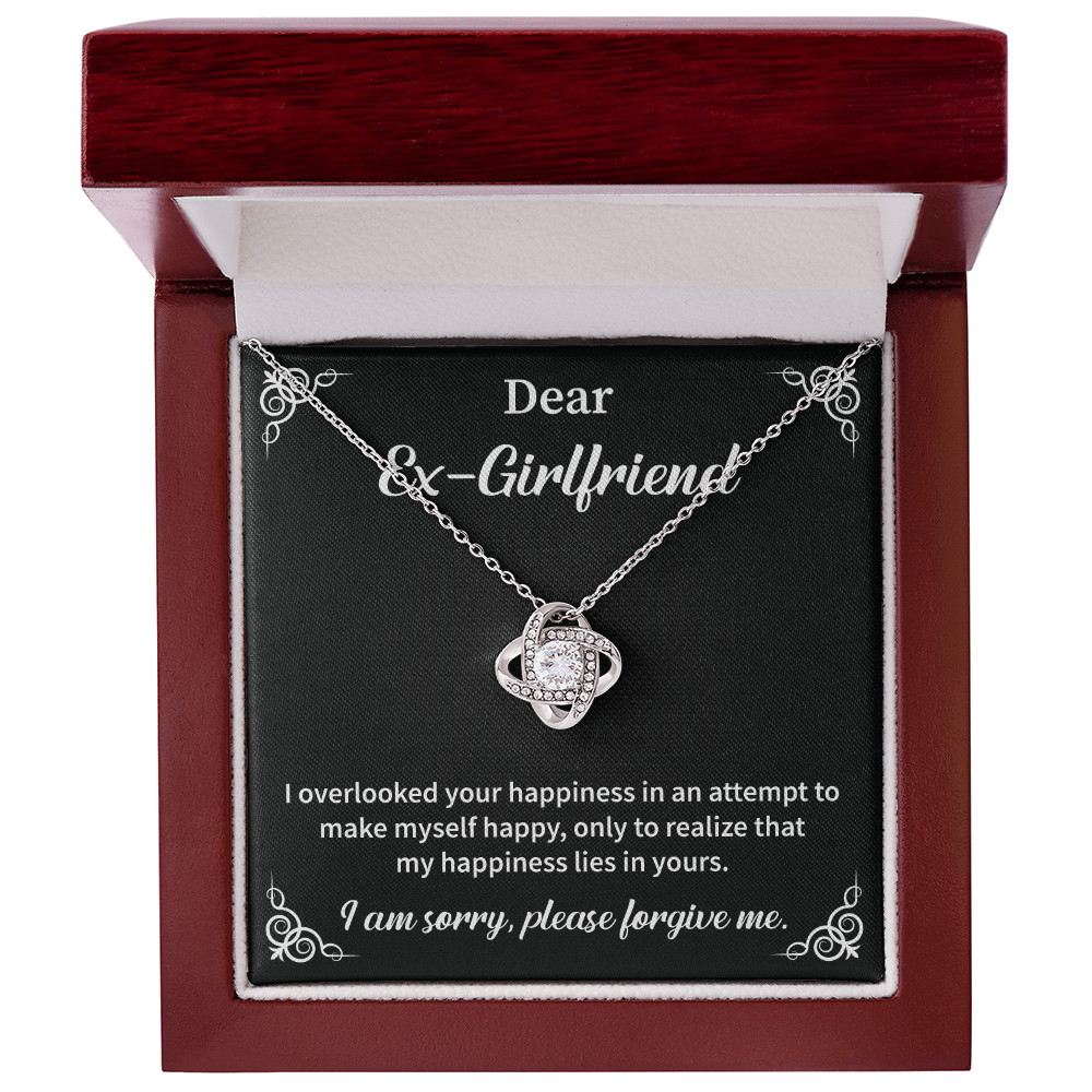 Apology Necklace Gift for Ex-Girlfriend – with Heartfelt Note