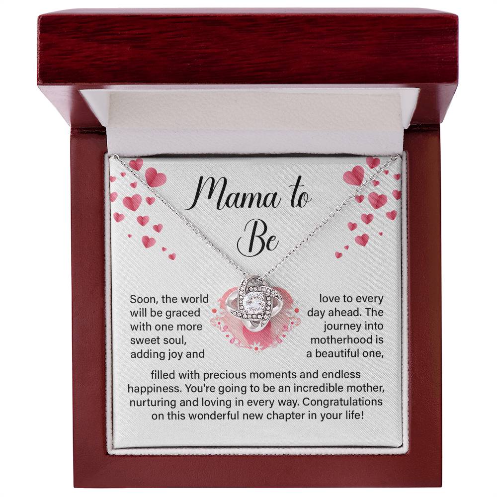 Mama to Be Necklace Gift for Pregnancy & Baby Shower