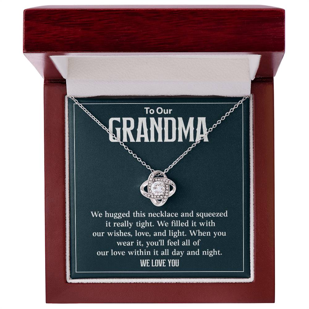 To Our Grandma Grandma Necklace Gift Heartfelt Gift For Grandma Sentimental Jewelry For Grandmother Emotional Necklace For Grandma Jewelry Gift For Grandma Grandchildren To Grandma Gift Special Gift For Grandma Meaningful Gift For Grandma