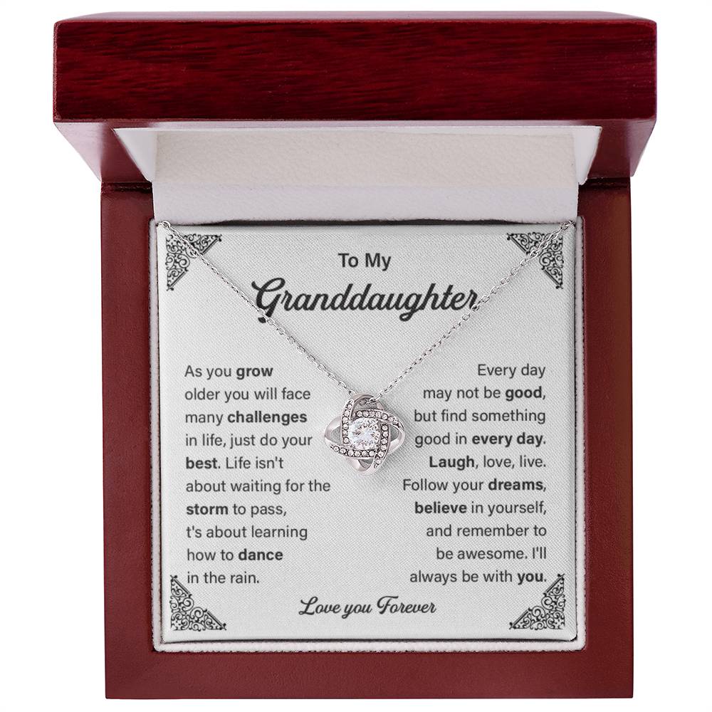 Granddaughter Necklace Gift – Love You Forever