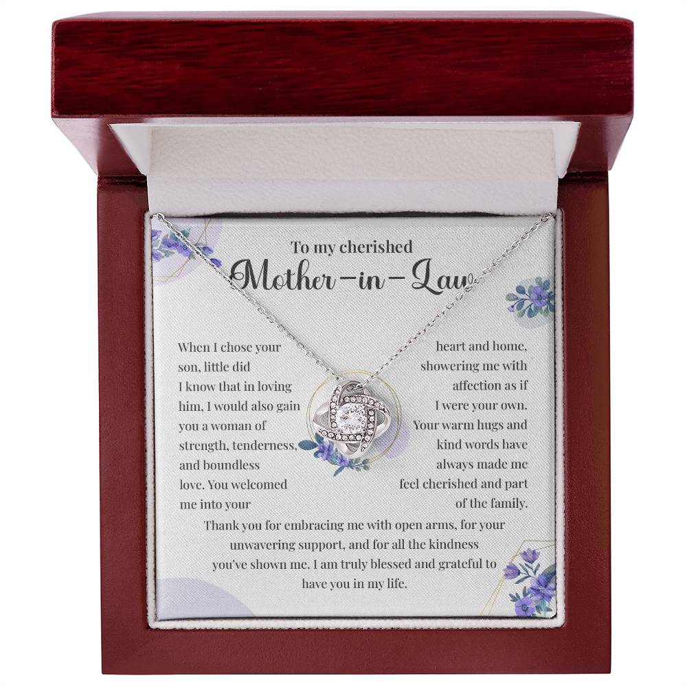 Necklace for Mother-in-law From Bride Wedding Day Gift