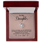Daughter Necklace Gift from Dad – Encouragement Message Card