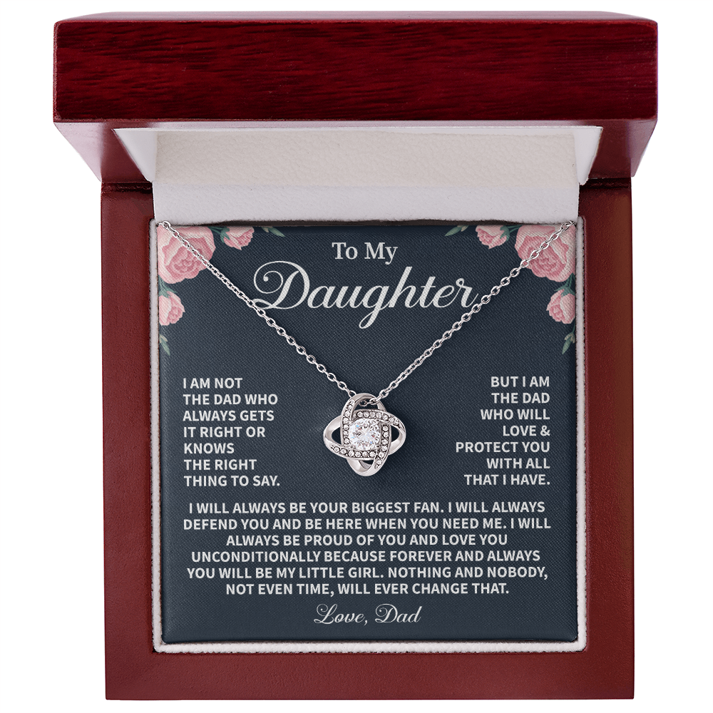 Daughter Necklace Gift from Dad Forever Your Girl