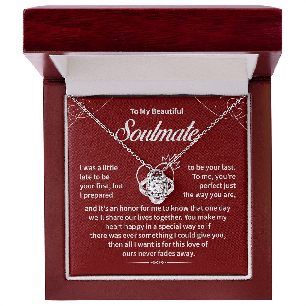 Soulmate Necklace for Her – Romantic Gift Box Jewelry