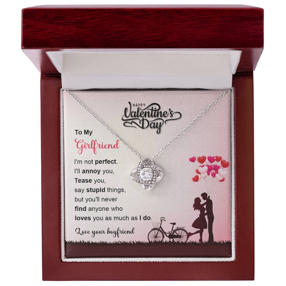 Funny Valentine’s Necklace for Girlfriend Gift