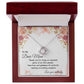 Dear Mom Necklace Gift From Daughter With Message Card