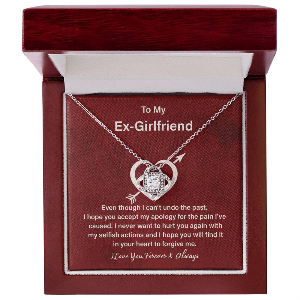 Apology Necklace Gift for Ex-Girlfriend with Gift Box
