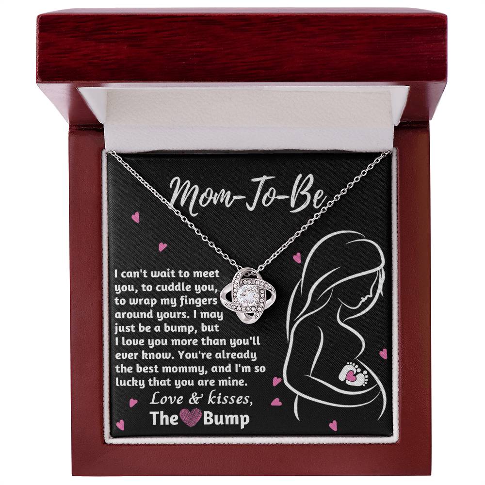 Mom To Be Necklace For Pregnant Women, Mommy Present From Unborn Baby, Gift For Expecting Moms, Pregnancy Jewelry Necklace With Wonderful Message Card And Box.