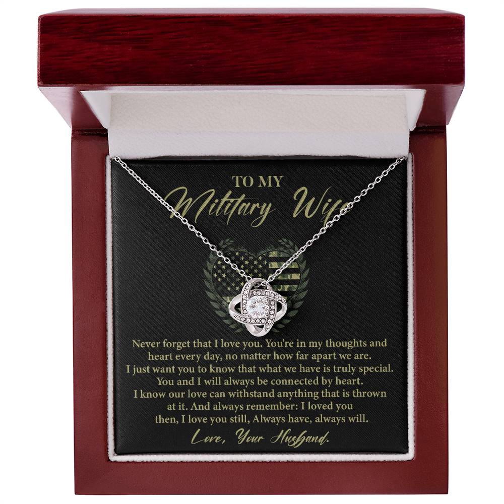 Military Wife Gift from Husband – With Message Card