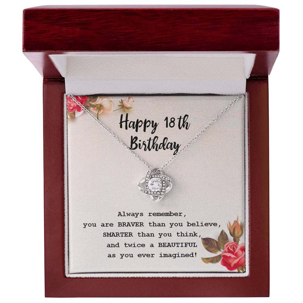 18th Birthday Gift for Her – Inspirational Necklace