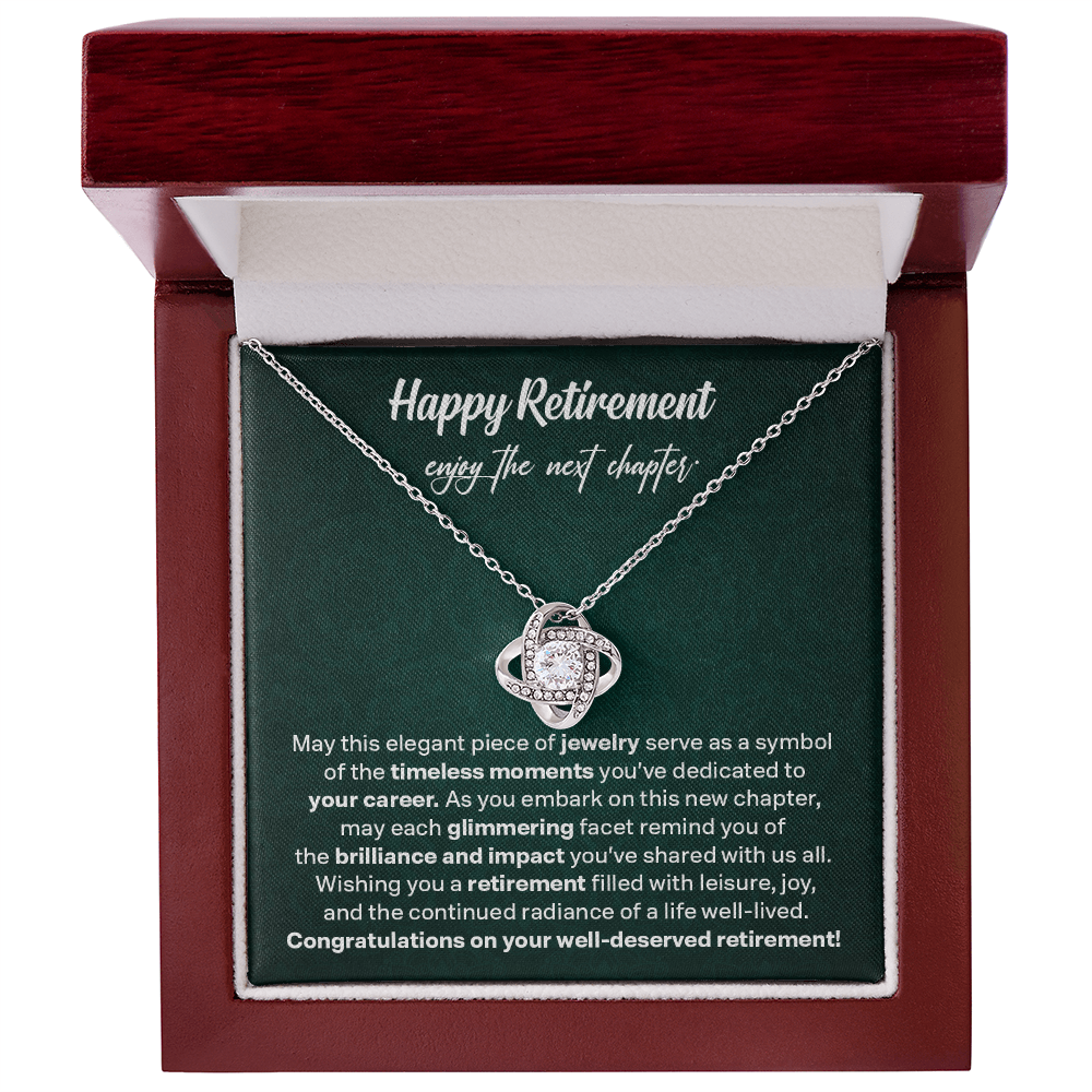 Happy Retirement - Elegant Jewelry Gift To Celebrate A Life Of Dedication And Joy