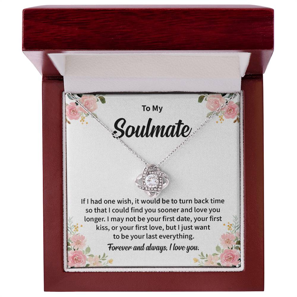 Soulmate Necklace Gift for Her – Romantic Jewelry Box