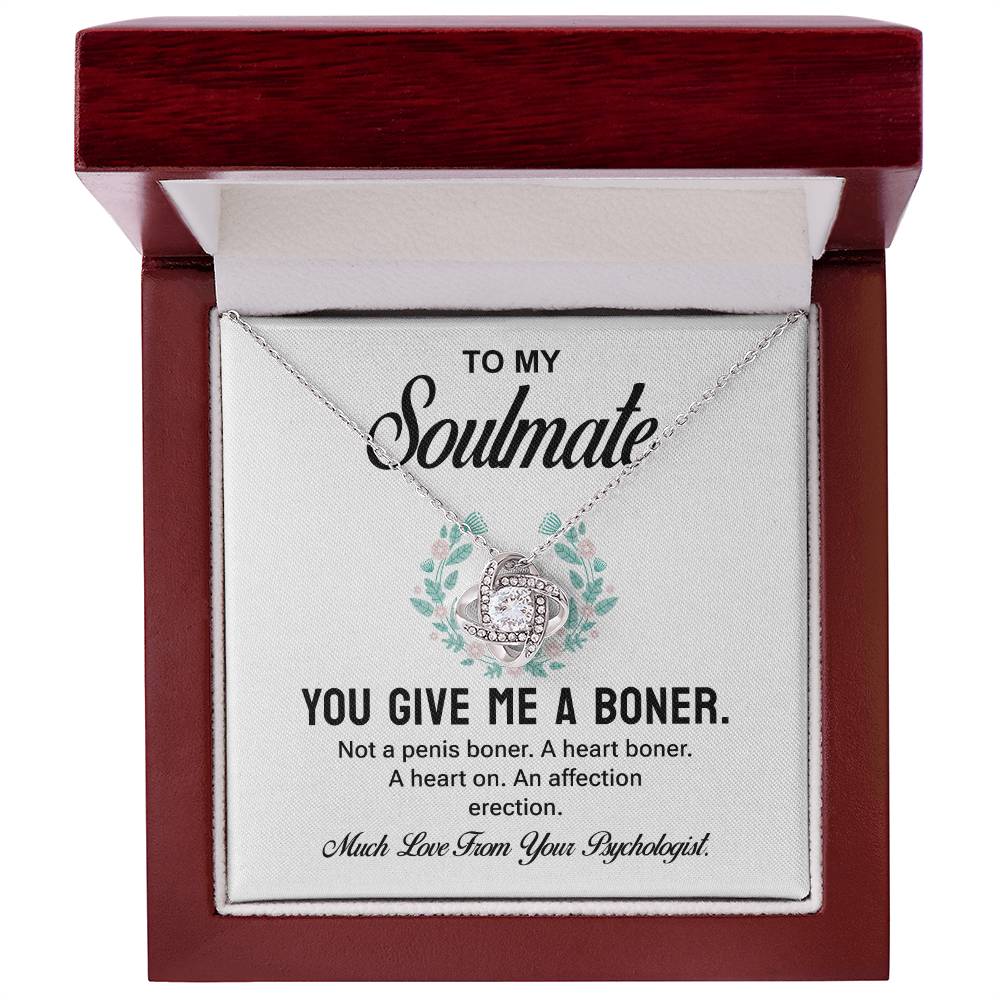 Funny Soulmate Necklace Gift from Psychologist