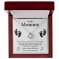 Pregnancy Necklace Gift for Mommy Message Card