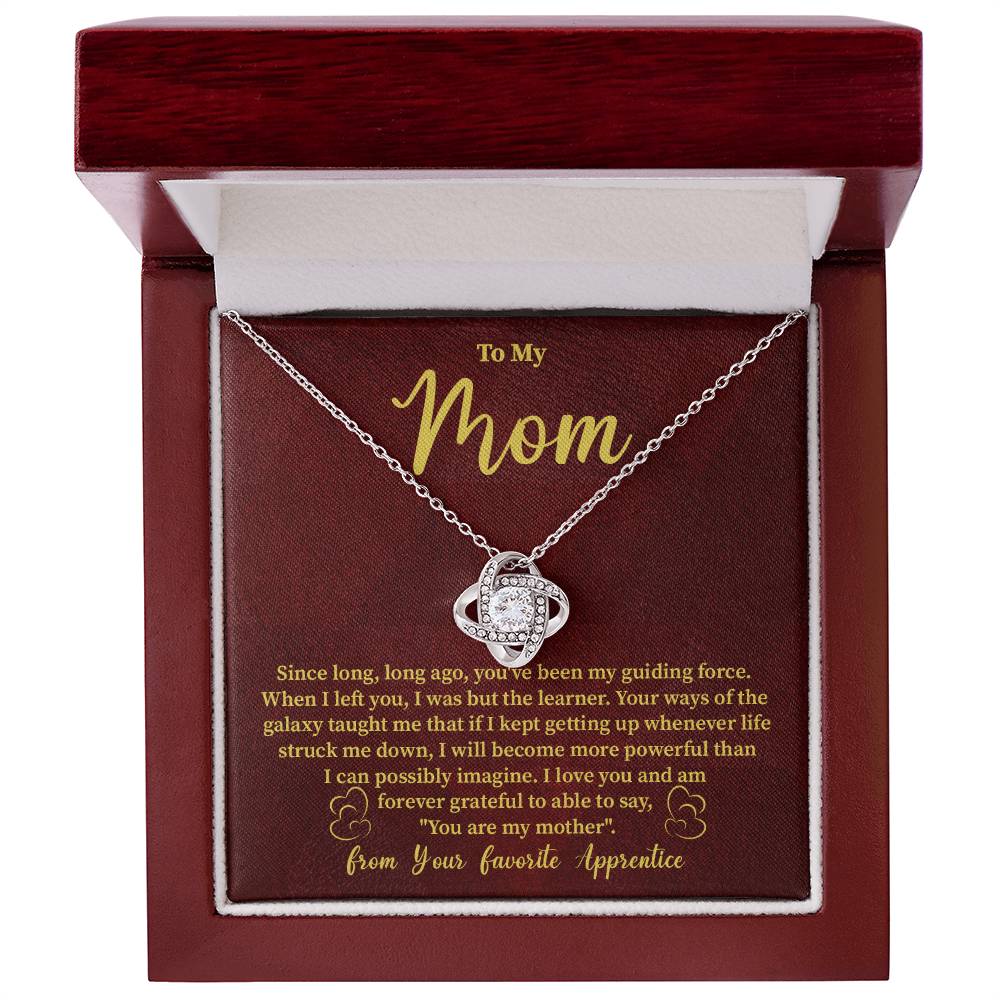 Funny Galaxy Mom Necklace Gift – with Message Card