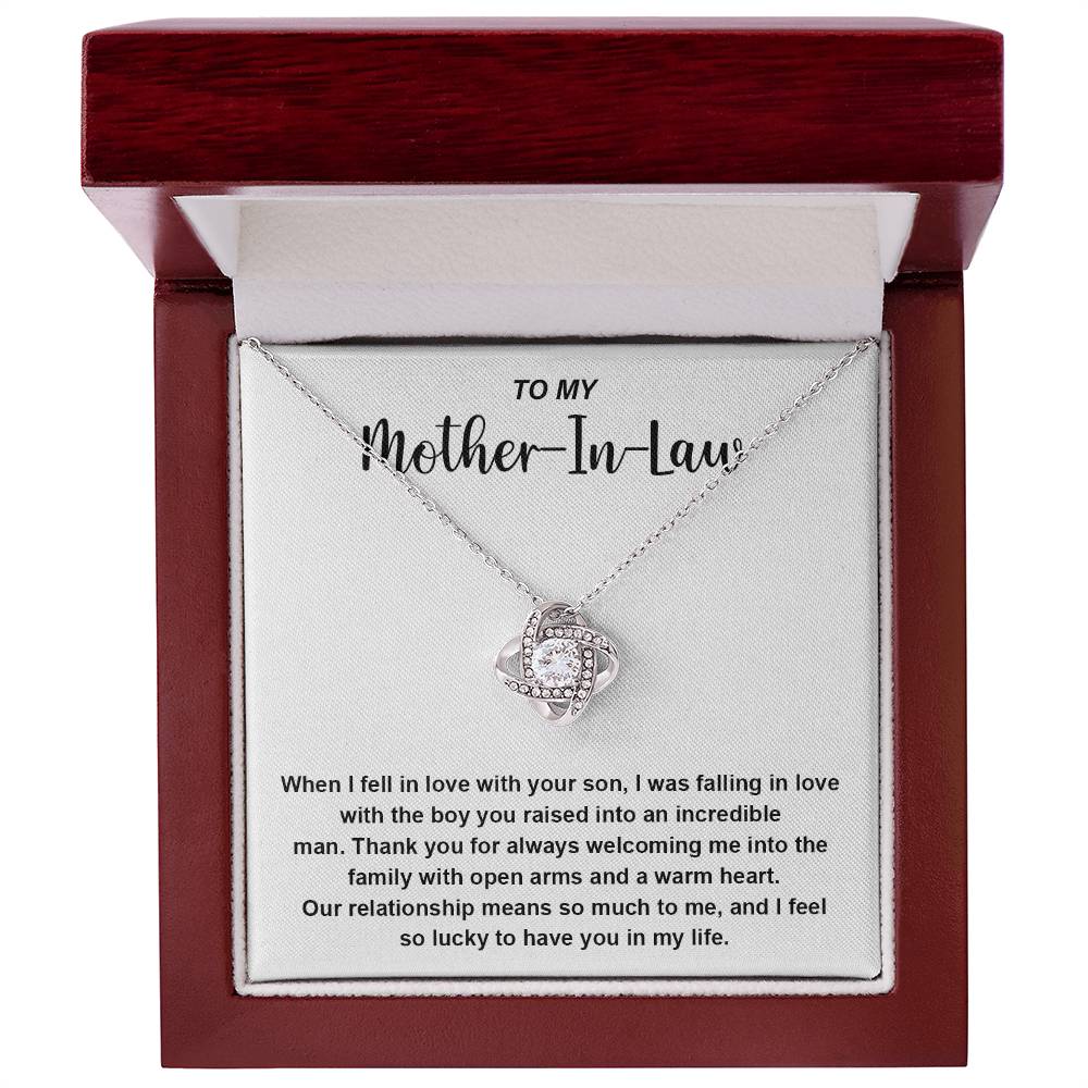 Mother-In-Law Necklace from Daughter-in-Law – Heartfelt Gift Box Jewelry