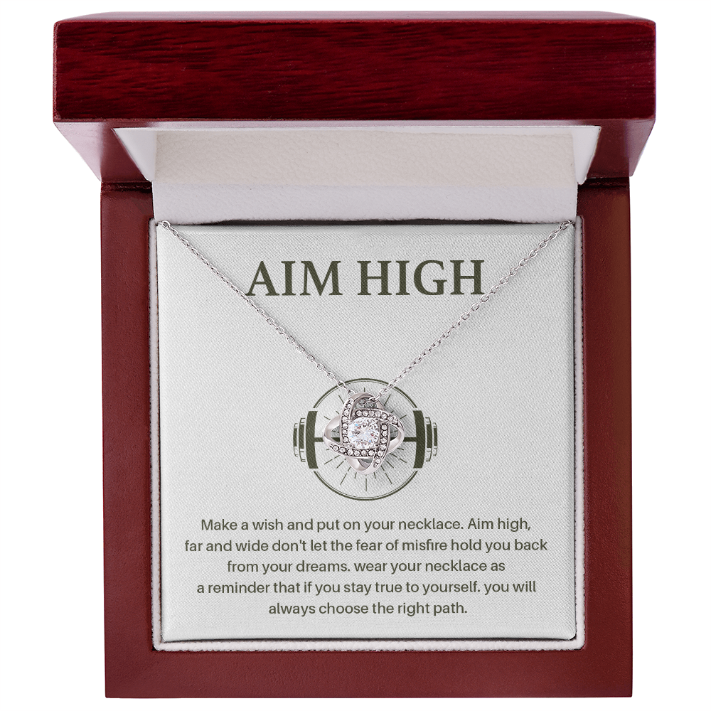 Aim High Necklace: A Daily Reminder To Pursue Your Dreams With Confidence And Courage