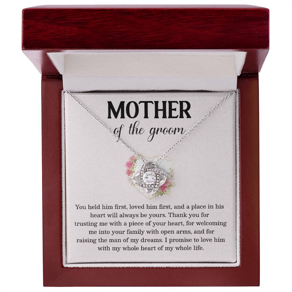 To The Mother Of The Groom Mother Of The Groom Necklace Gift Sentimental Jewelry For Mother Of The Groom Emotional Keepsake For Mother Jewelry Gift For Groom's Mom Special Gift For Groom's Mom Meaningful Gift For Groom's Mother