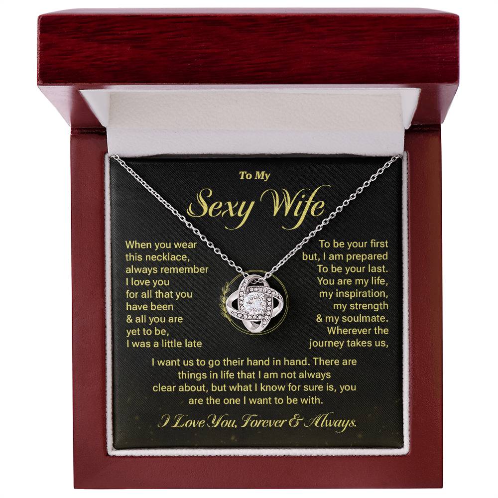 Sexy Wife Necklace Gift with Message Card