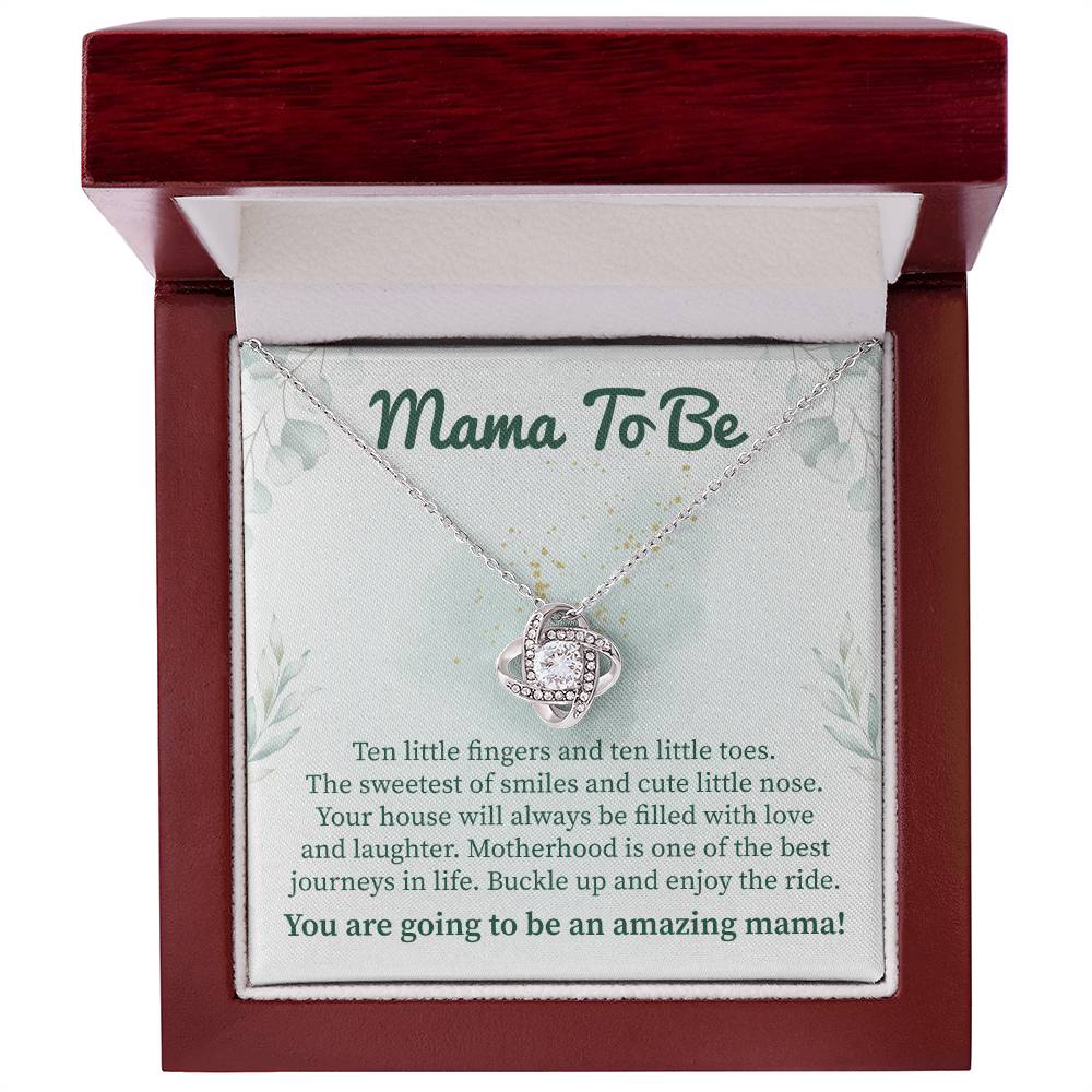 Mama To Be Ten Little Fingers And Ten Little Toes, Christmas Jewelry Gift For New Mom.