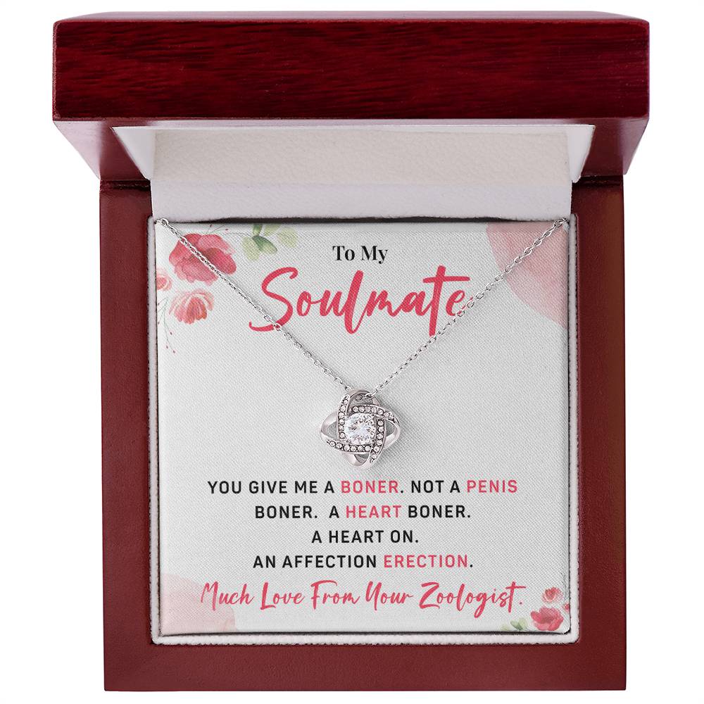 Funny Zoologist Necklace Gift for Soulmate