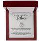 Memorial Necklace Gift for Loss of Father – Gift Box