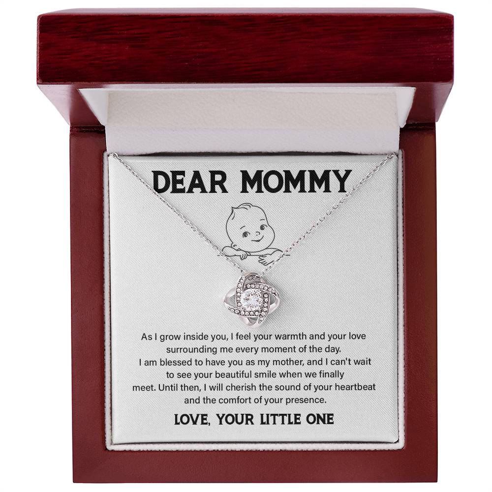 Gift for Pregnant Mom from Baby – Dear Mommy Message Card