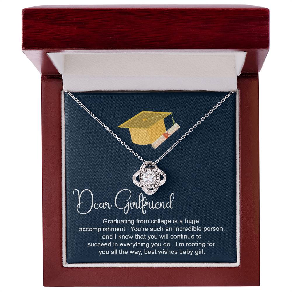 Dear Girlfriend Necklace Girlfriend Graduation Necklace Gift Gift For Graduation Necklace For Girlfriend Proud Of You Graduation Necklace Best Wishes Necklace For Girlfriend Sentimental Gift For Girlfriend Necklace For Girlfriend Necklace For Girlfriend