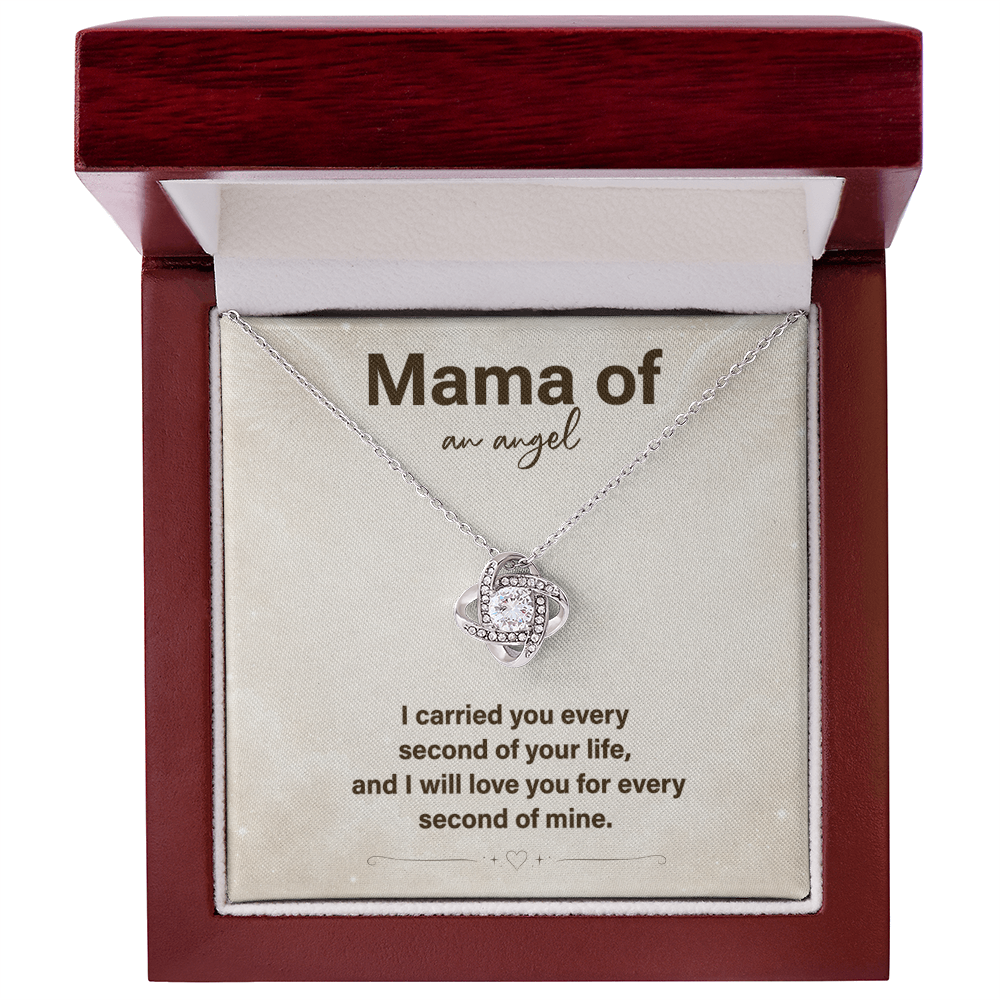 Mama of an angle necklace