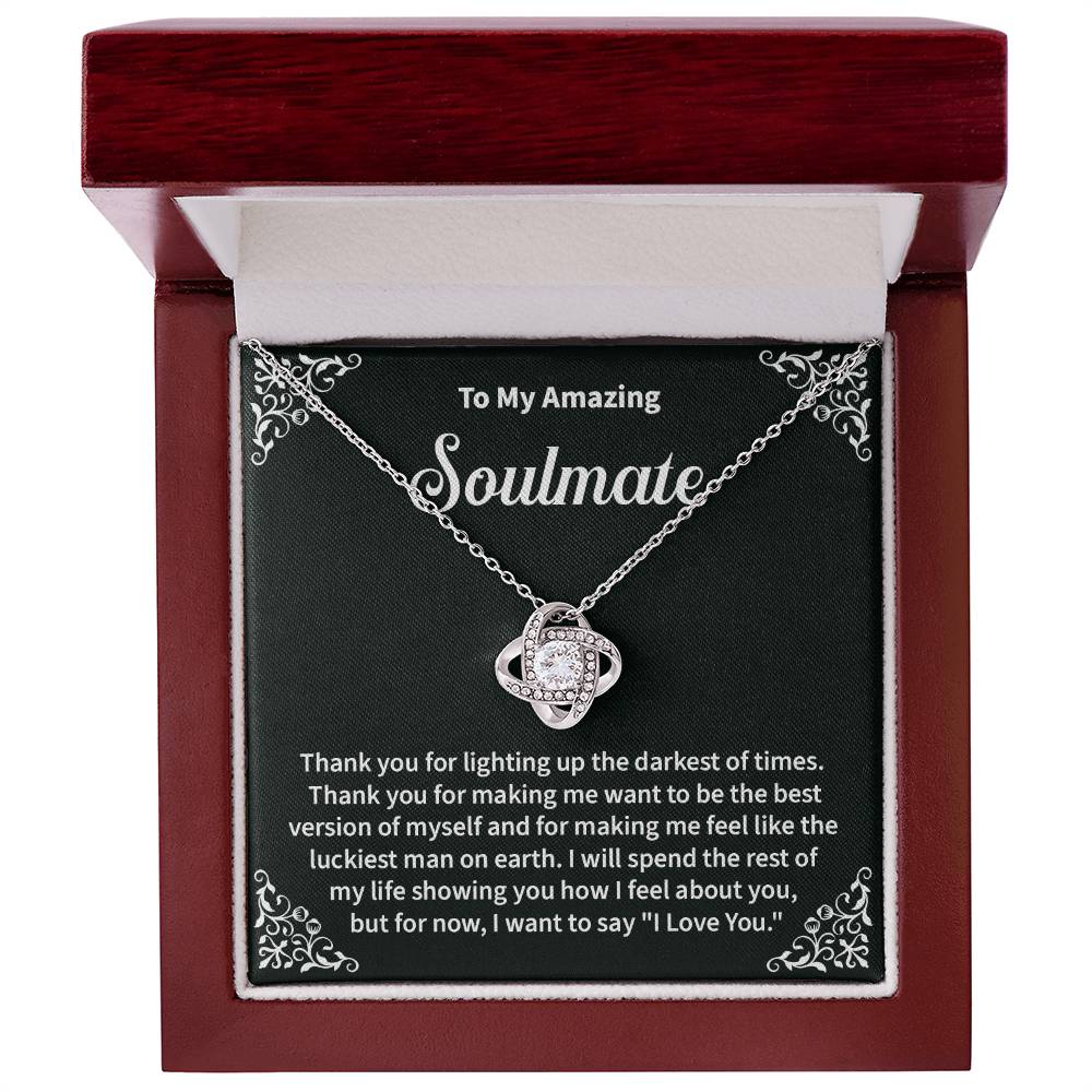 Soulmate Necklace for Her – Romantic Gift for Women