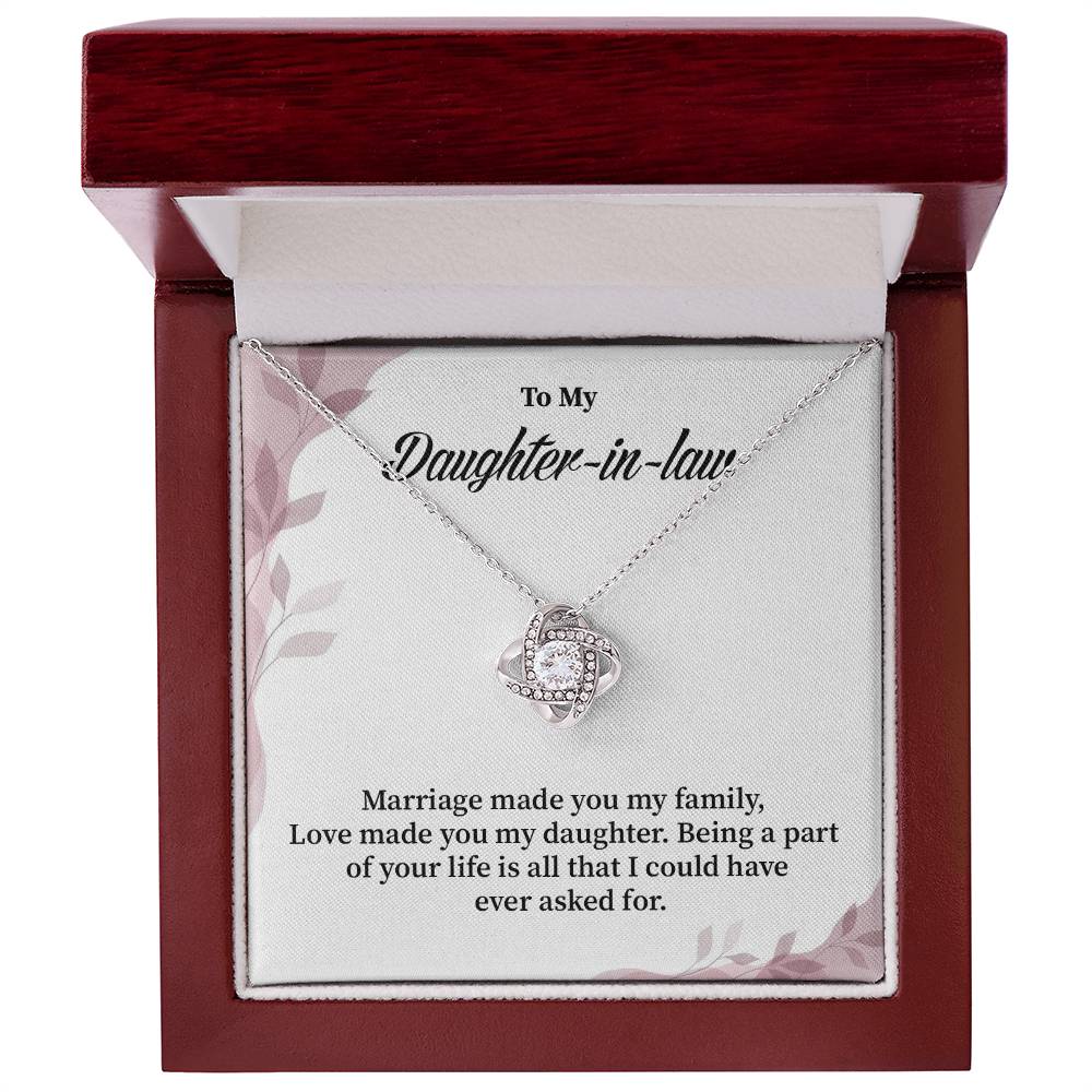 Daughter-in-Law Necklace Gift with Sentimental Card