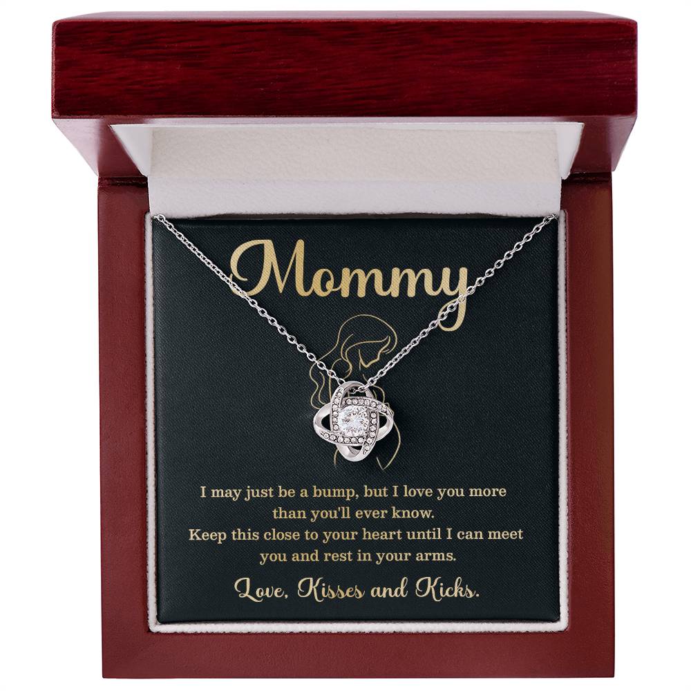 Gift for Pregnant Mom from Baby – Necklace with Card